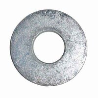 1" USS Flat Washer, Med. Carbon Thru-Hardened (for Gr.5), Zinc, USA